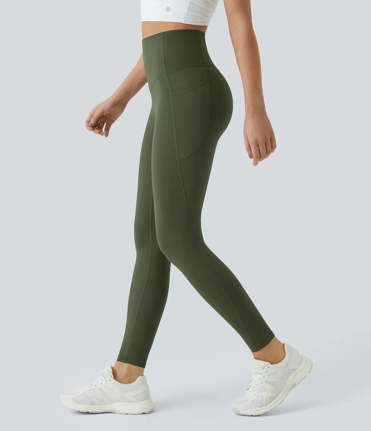 Seamless High-Waisted Tummy Control Leggings