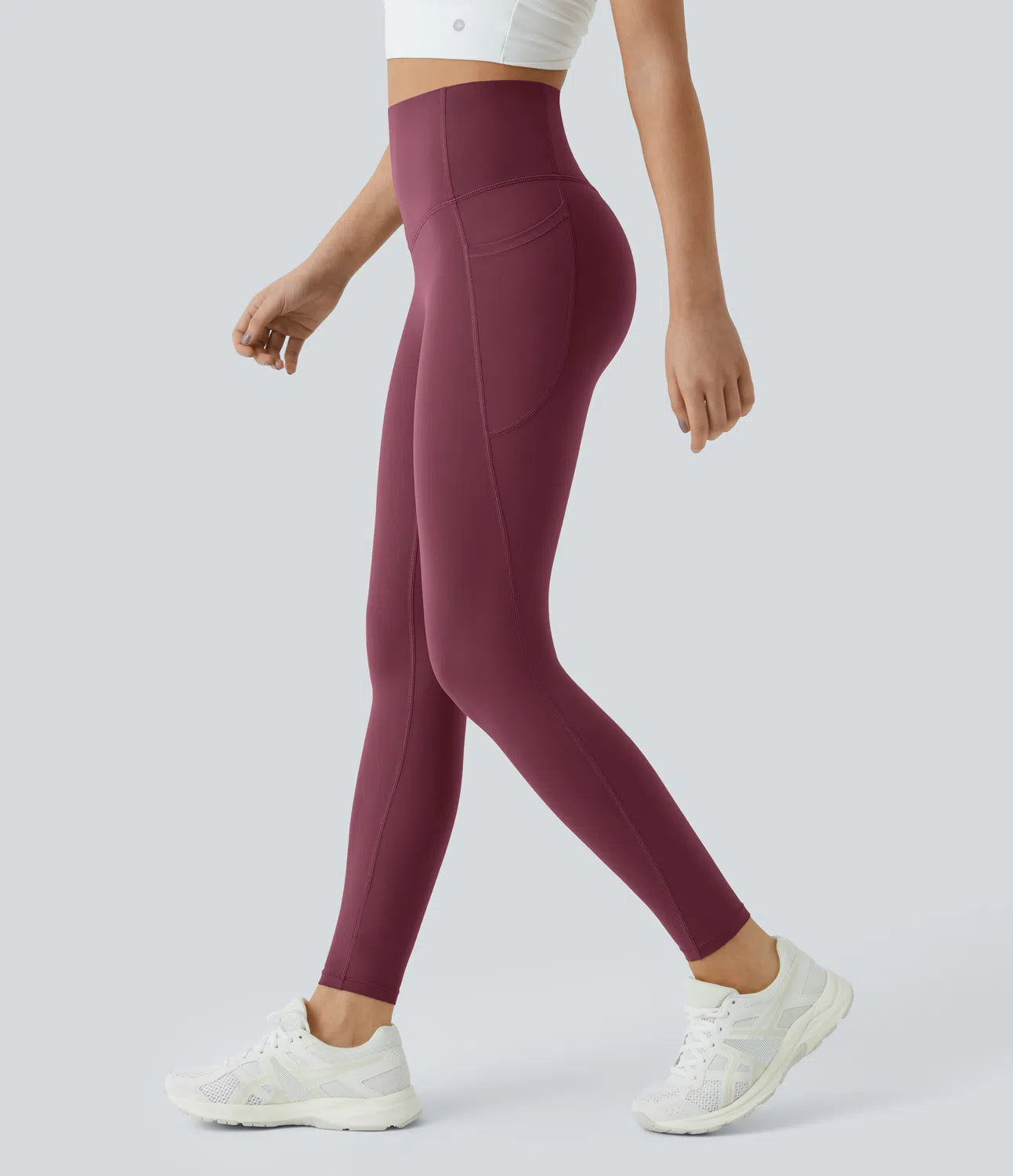 Seamless High-Waisted Tummy Control Leggings