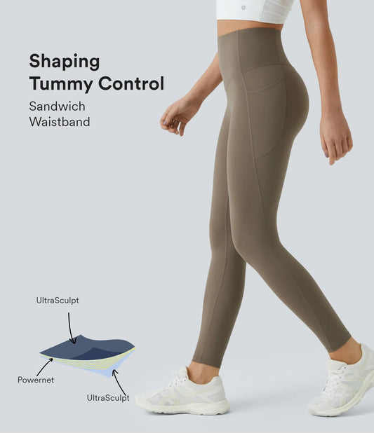 Seamless High-Waisted Tummy Control Leggings